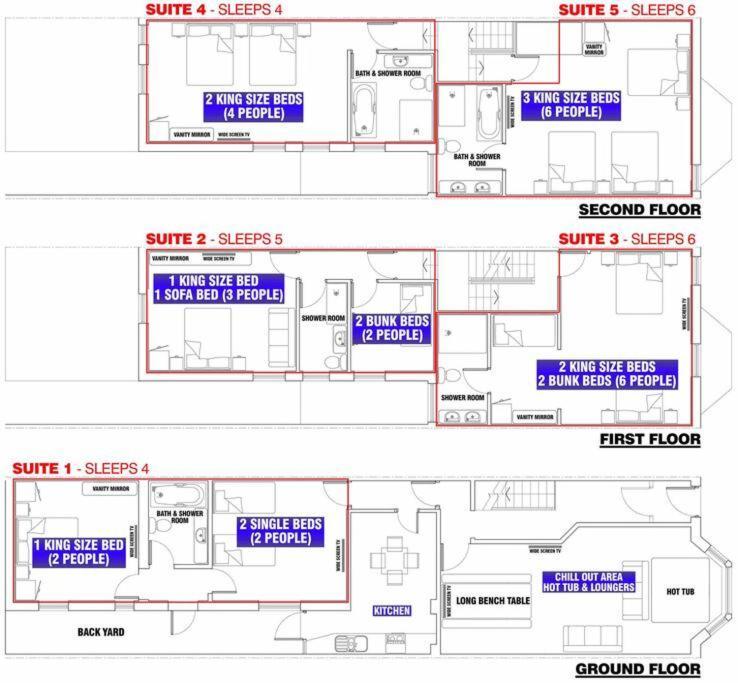 Saltrock Luxury Apartment Blackpool Ngoại thất bức ảnh